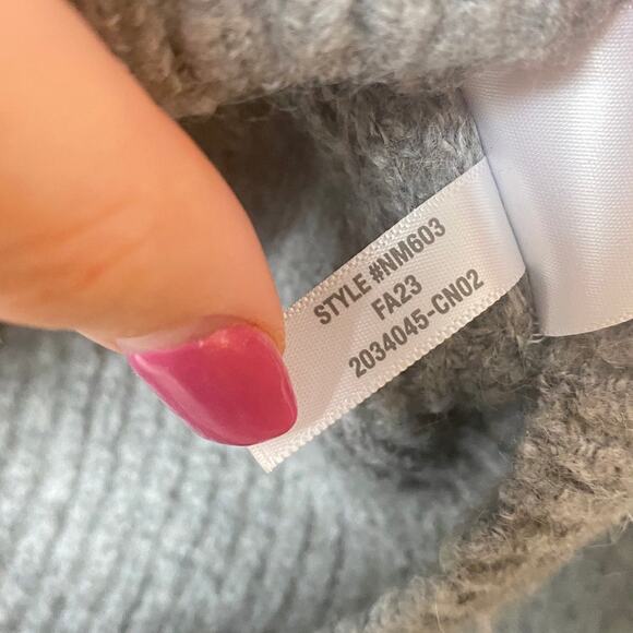 MADEWELL SWEATER XS GRAY ALPACA WOOL KNIT - Picture 5 of 11